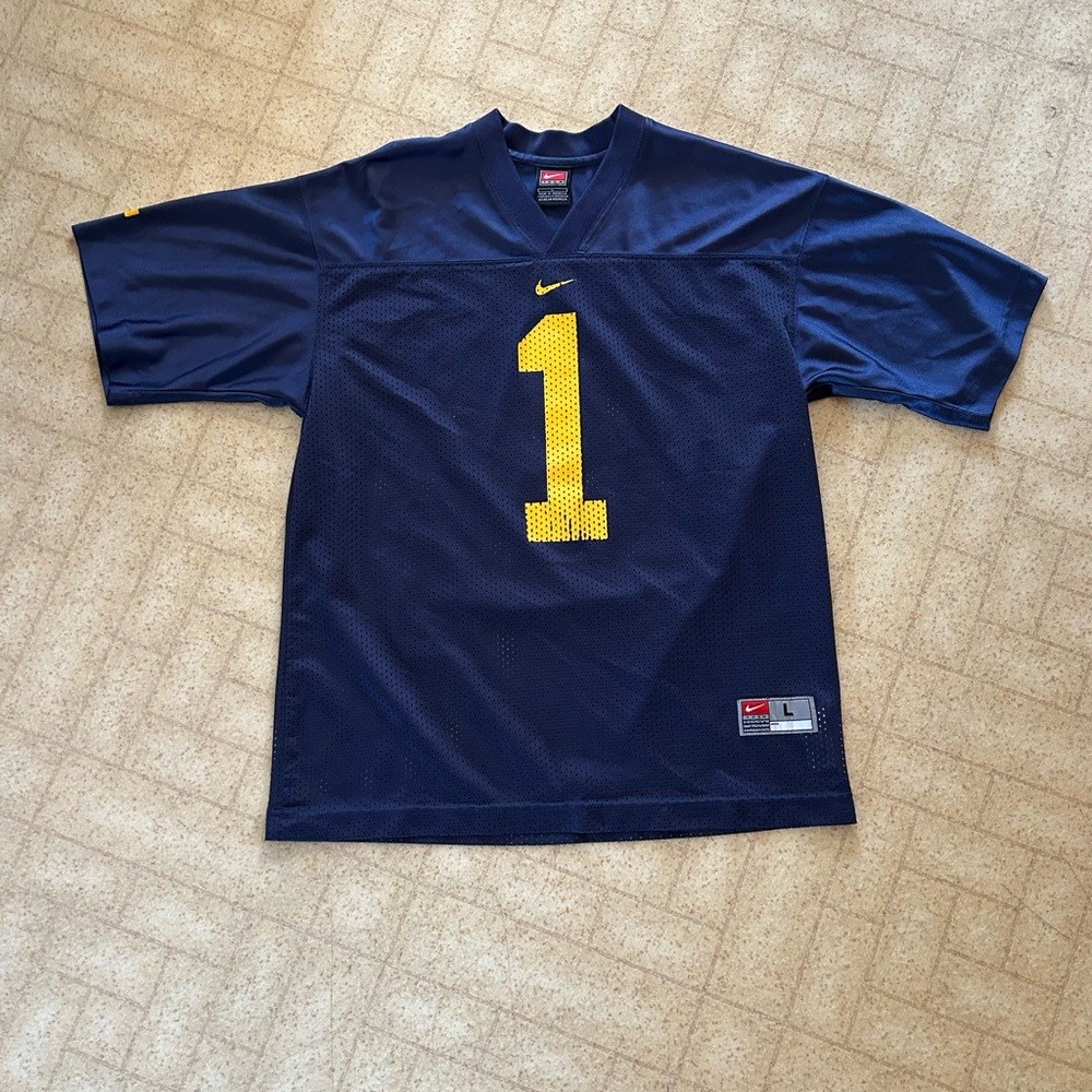 Nike Youth Large Michigan Wolverines Football Jersey